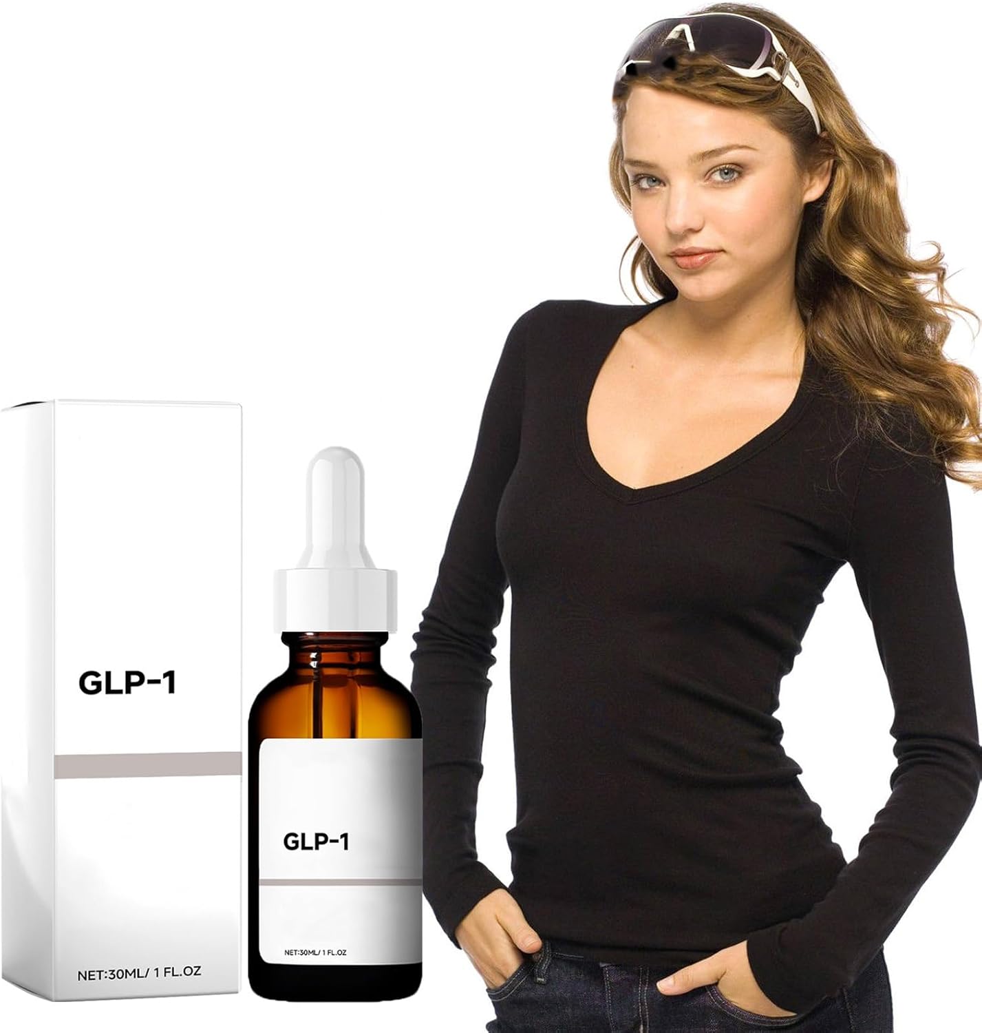 GLP-1 Supplement Drops for Men and Women - 2 Fl Oz - Pack of 2
