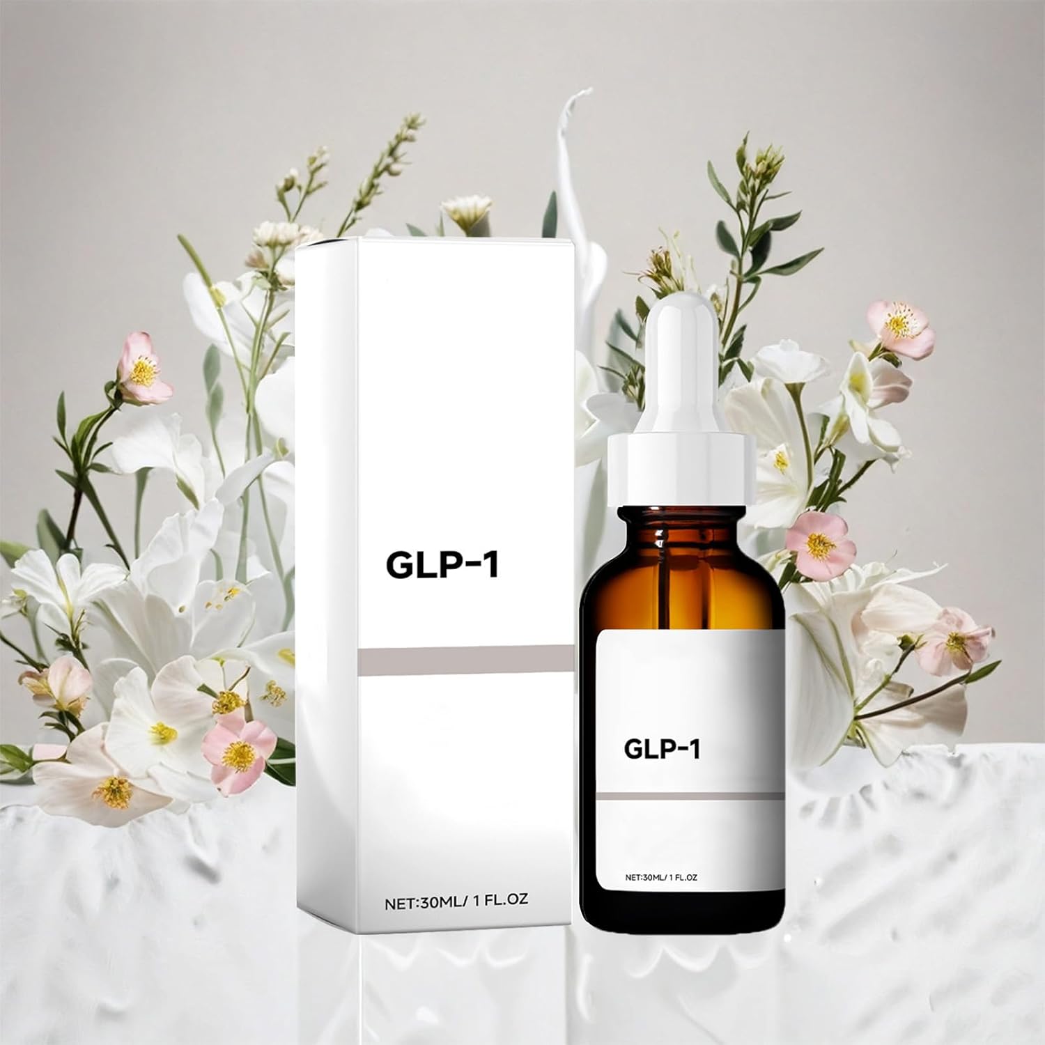 GLP-1 Supplement Drops for Men and Women - 2 Fl Oz - Pack of 2