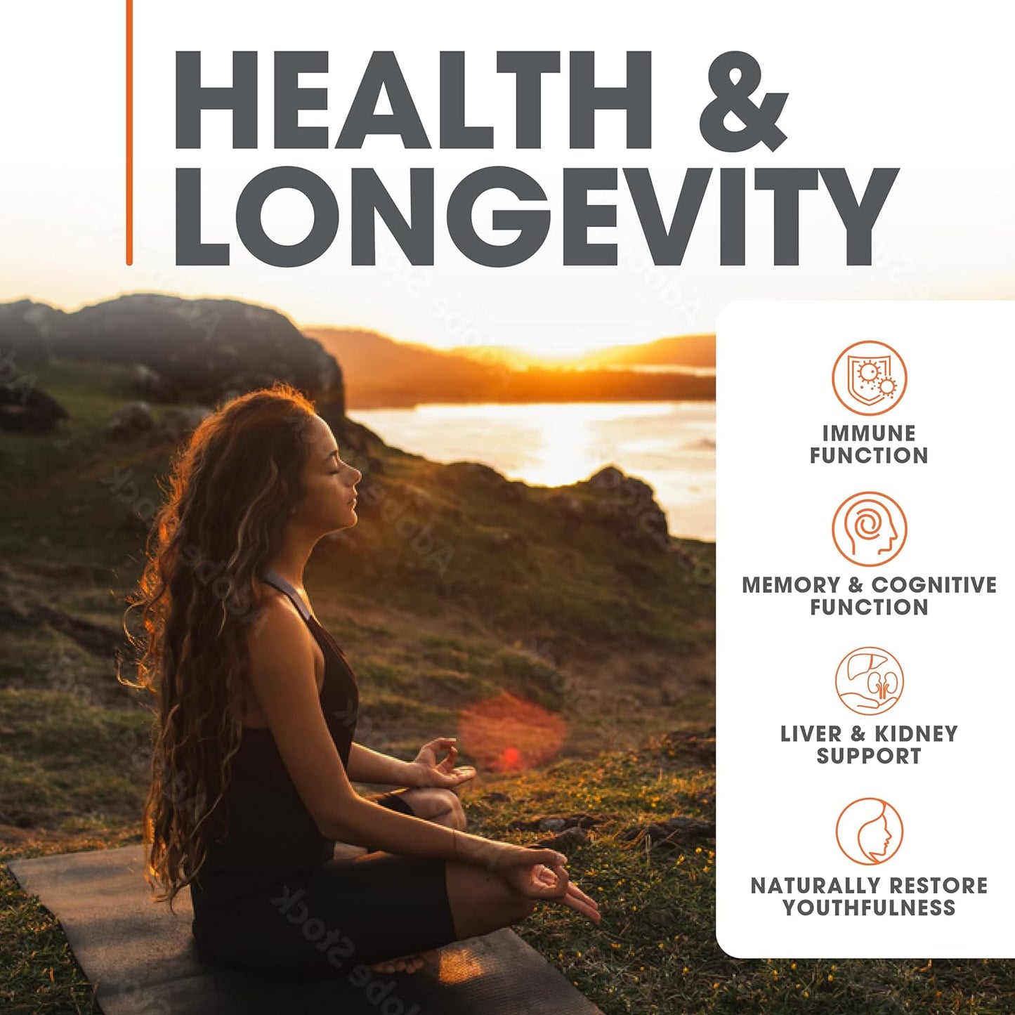 Glucomannan Fiber Capsules and Mushroom Supplement Bundle for Digestive Health and Energy Boost