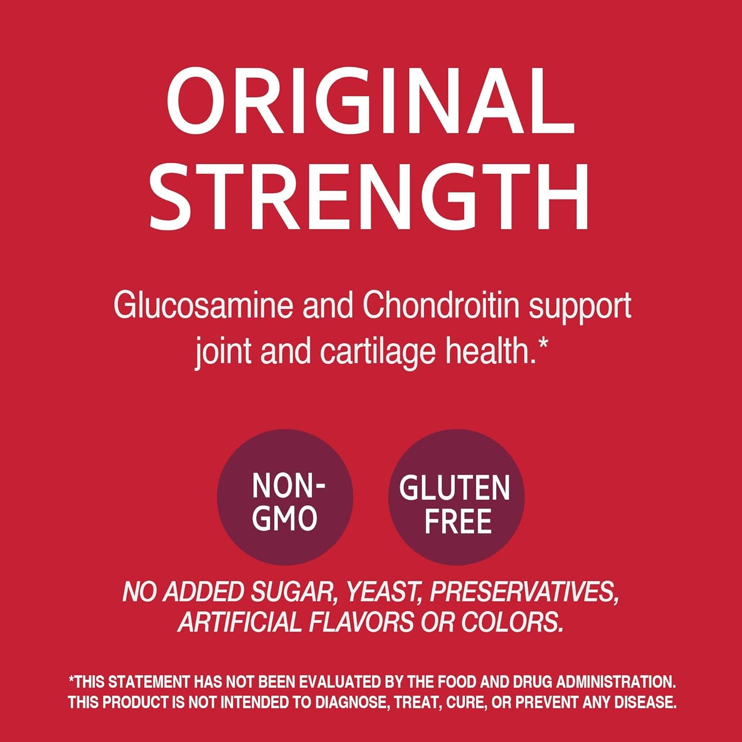 Glucosamine and Chondroitin Capsules, 120 Count, 21st Century Formula with 250 mg and 200 mg Dosage