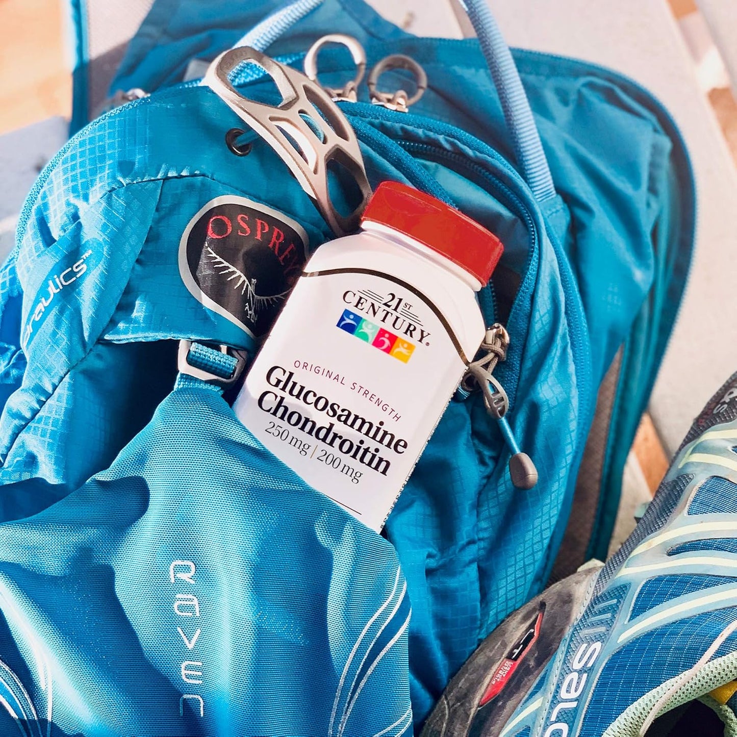 Glucosamine and Chondroitin Capsules, 120 Count, 21st Century Formula with 250 mg and 200 mg Dosage