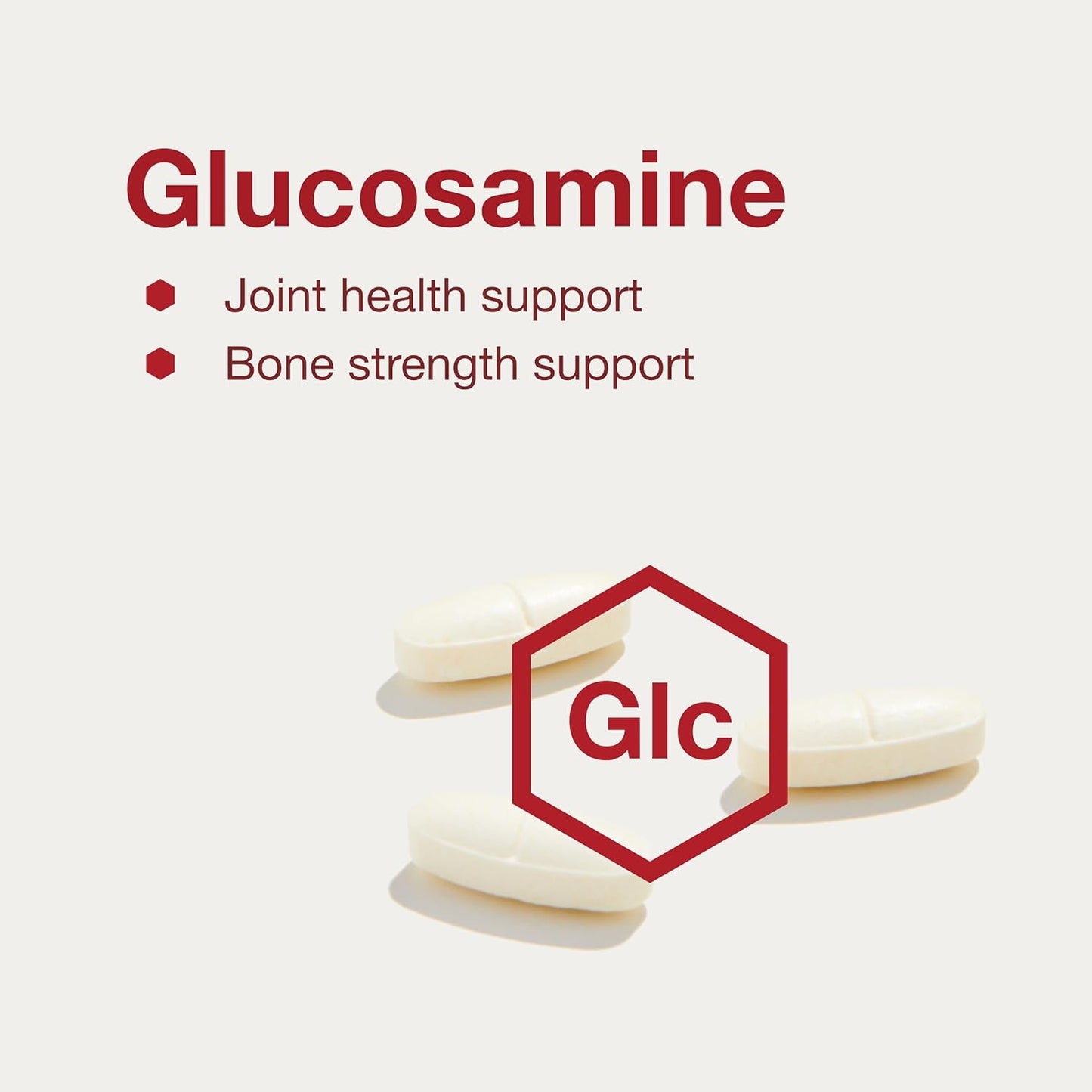 Glucosamine & Chondroitin Joint Support Supplement - Non-GMO, Dairy Free - 120 Tablets