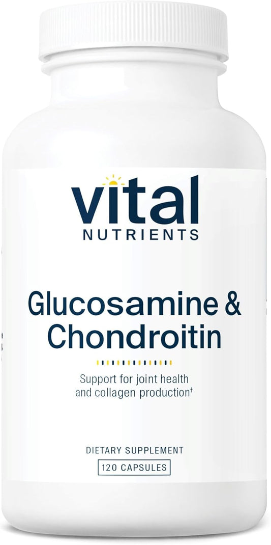 Glucosamine & Chondroitin Joint Support Supplement | 120 Capsules | Non-GMO, Gluten, Dairy, Soy Free | Promotes Healthy Cartilage & Mobility