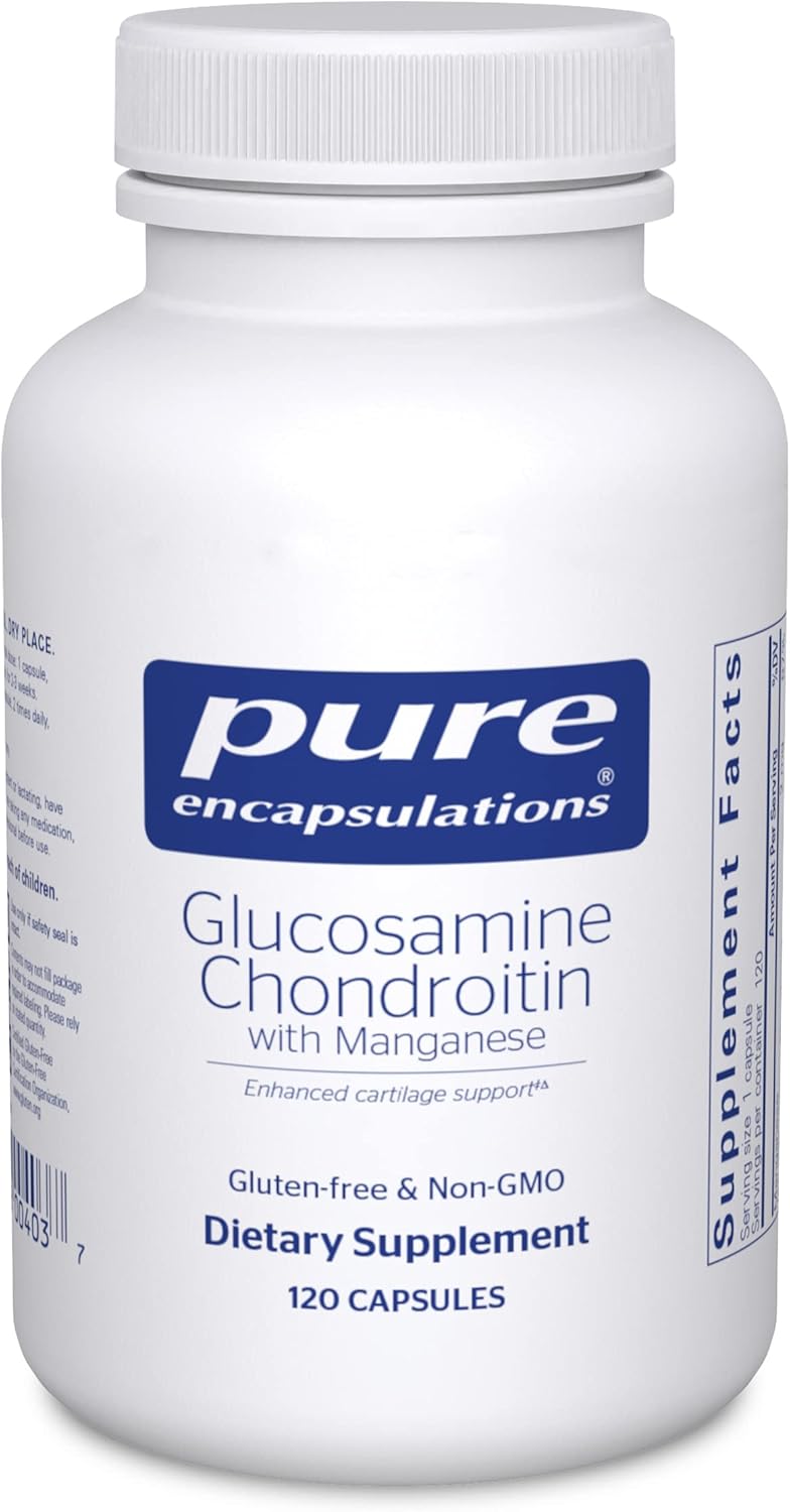 Glucosamine Chondroitin with Manganese Supplement for Joint Health - 120 Capsules