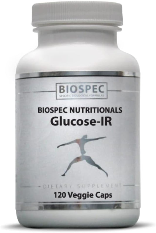 Glucose-IR Supplement - Cinnamon Extract, Chromium, Berberine, Biotin - 120 Capsules