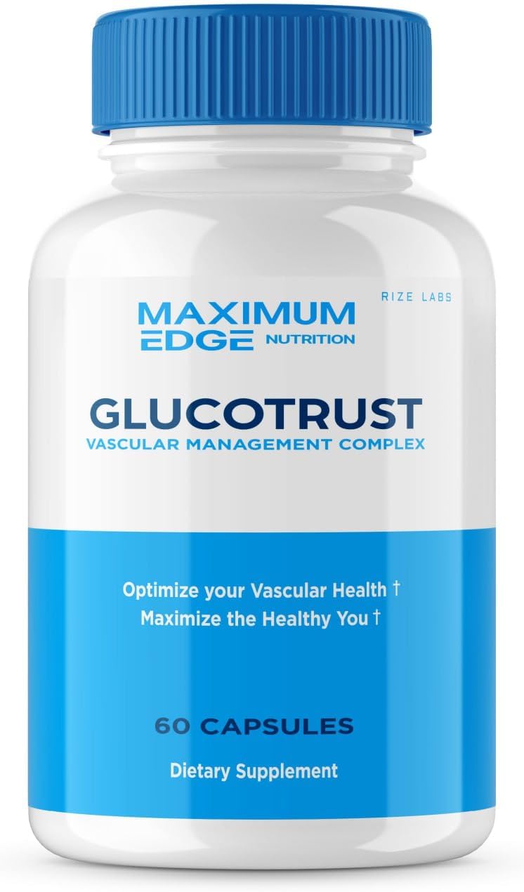 Glucotrust Supplement Capsules - Advanced Balance Max Formula for Blood Sugar Support (60 Capsules) by Rize Labs