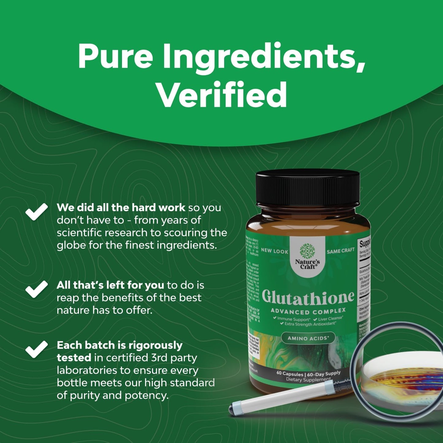 Glutathione Amino Acid Supplement with Glutamic Acid and Milk Thistle for Liver and Immune Support - Pure L Pills for Health - BoostGo Australia