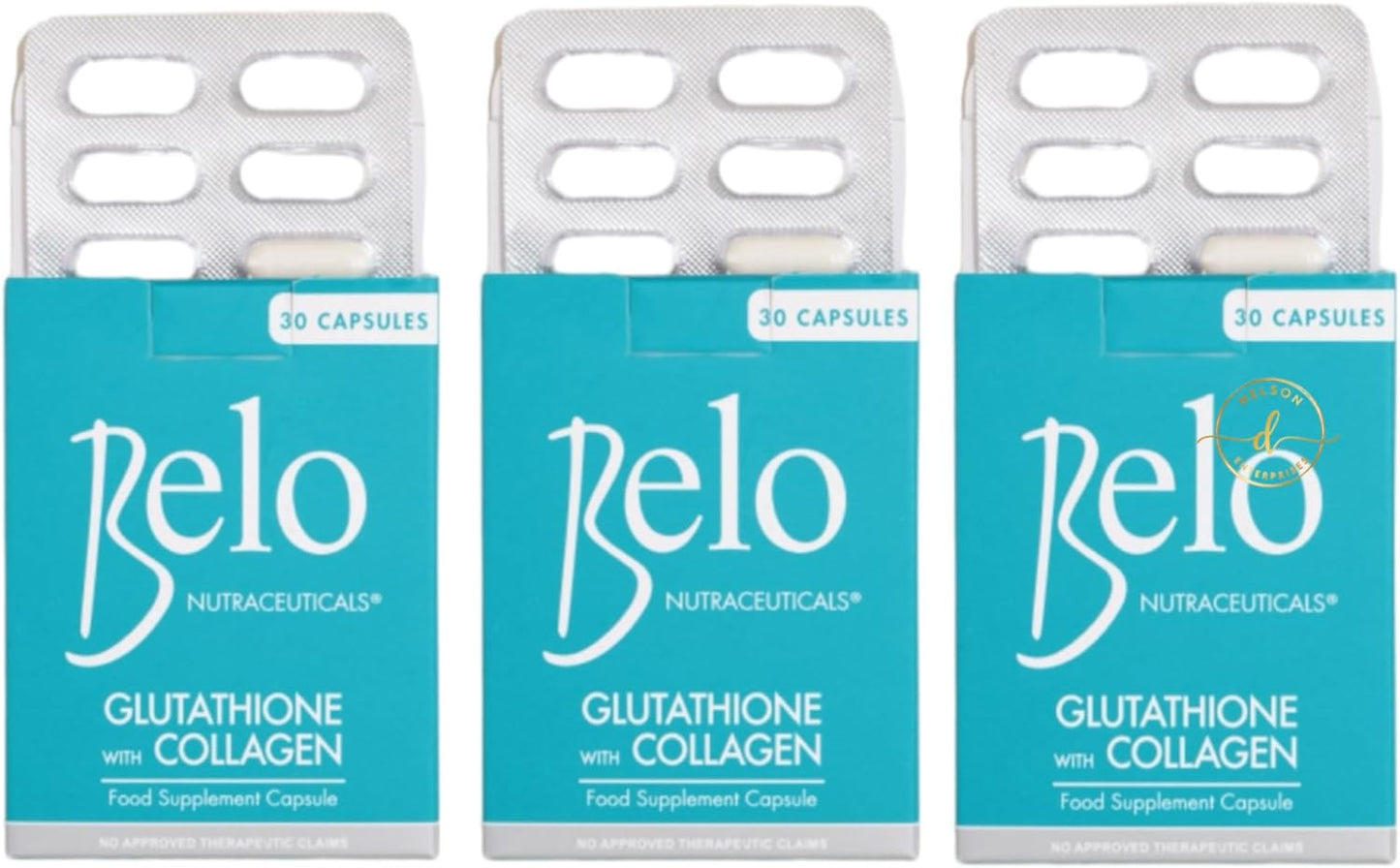Glutathione and Collagen Nutraceuticals by Belo for Skin Rejuvenation