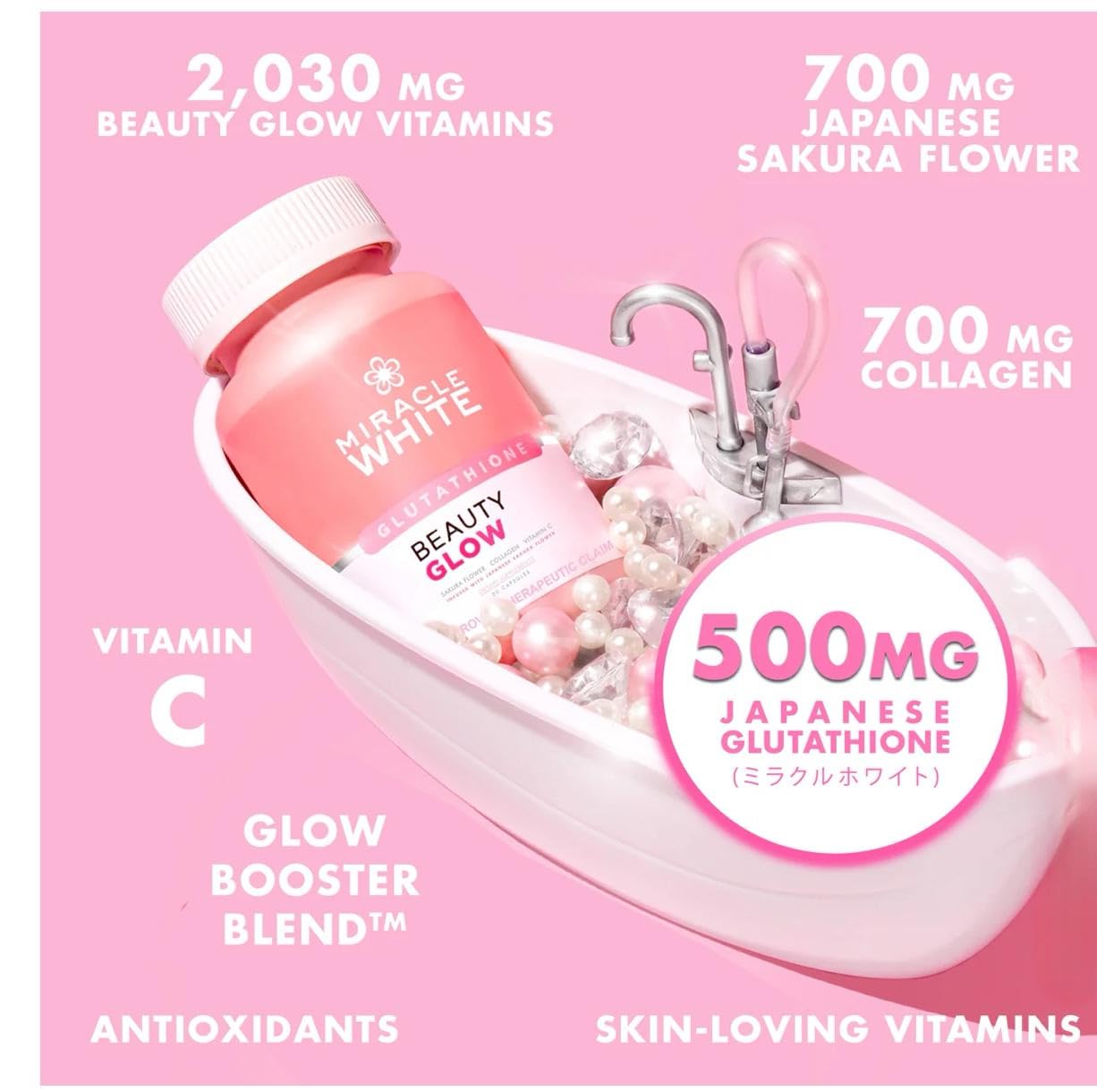 Glutathione Beauty Glow Supplement for Radiant Skin & Overall Wellness