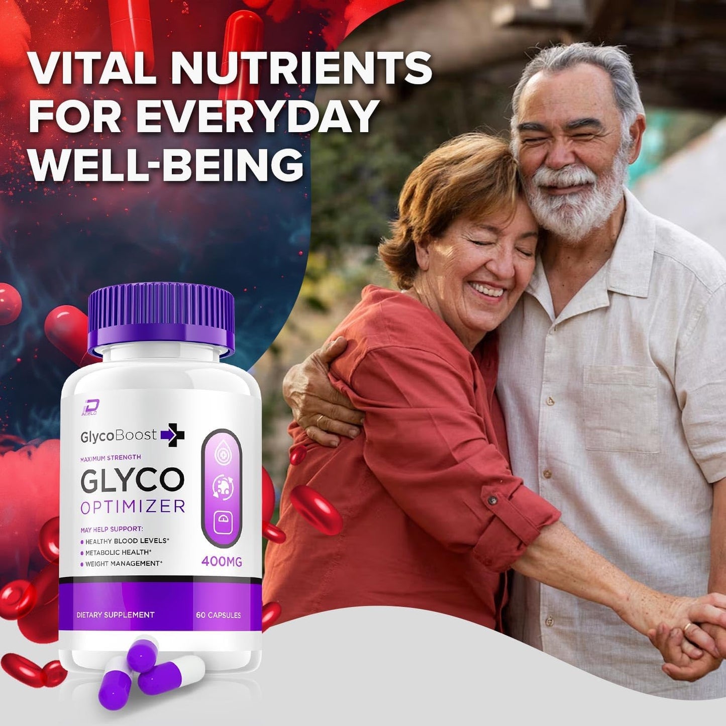 Glyco Boost Capsules - Natural Formula for Healthy Levels (300 Capsules)