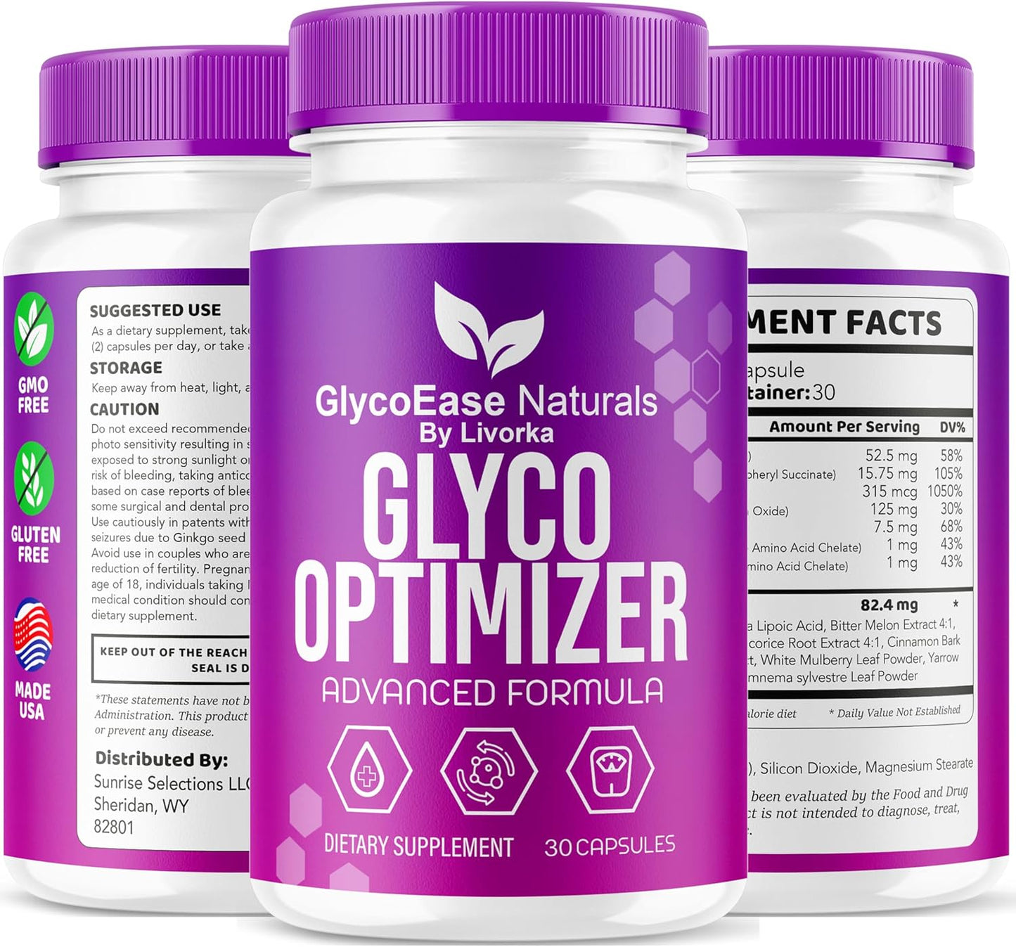 Glyco Optimizer Capsules - 30 Day Supply - Supports Glycogen Levels