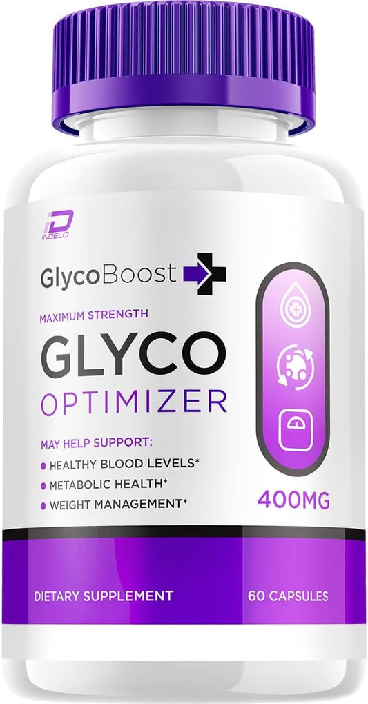 Glyco Optimizer Capsules - All Natural Formula for Healthy Glyco Levels, Maximum Strength Supplement - 60 Capsules