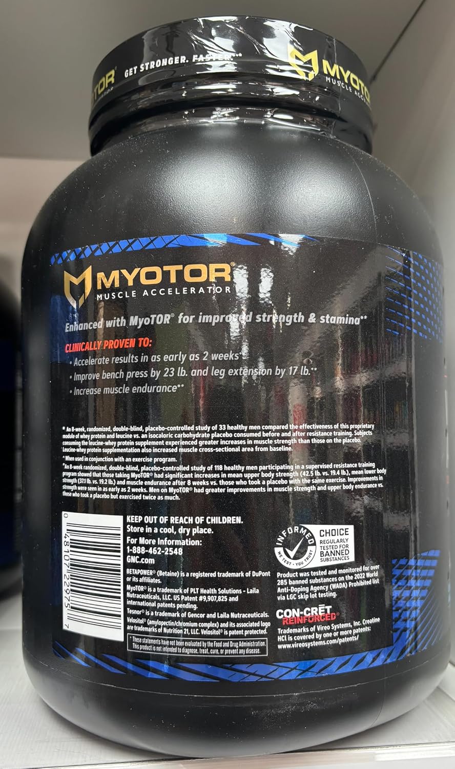 GNC AMP Wheybolic Alpha Whey Protein Powder: Cookies and Cream Flavor, 40g Protein, Muscle-Building BCAA Formula with MyoTOR for Workouts (22 Servings)