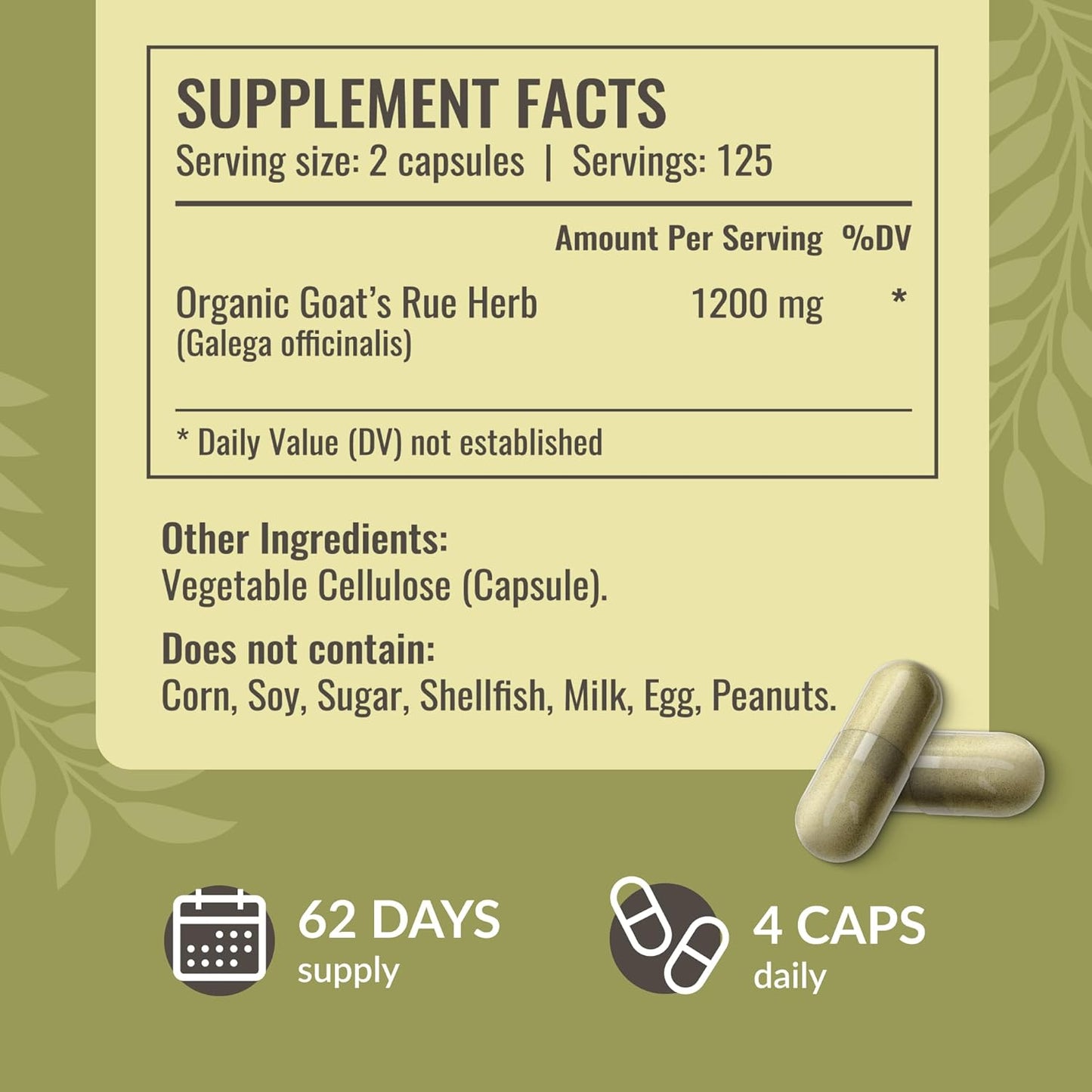 Goat's Rue and Milk Thistle Bundle - 1200 mg Capsules & Liver Detox Drops - Vegan, Non-GMO, Sugar & Alcohol-Free - 2 Pack