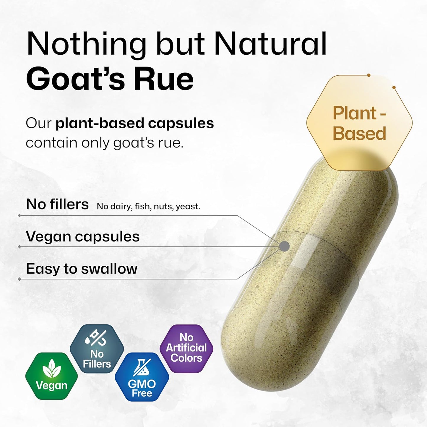 Goat's Rue Herbal Supplement for Lactation Support: Capsules and Gummies Combination Pack