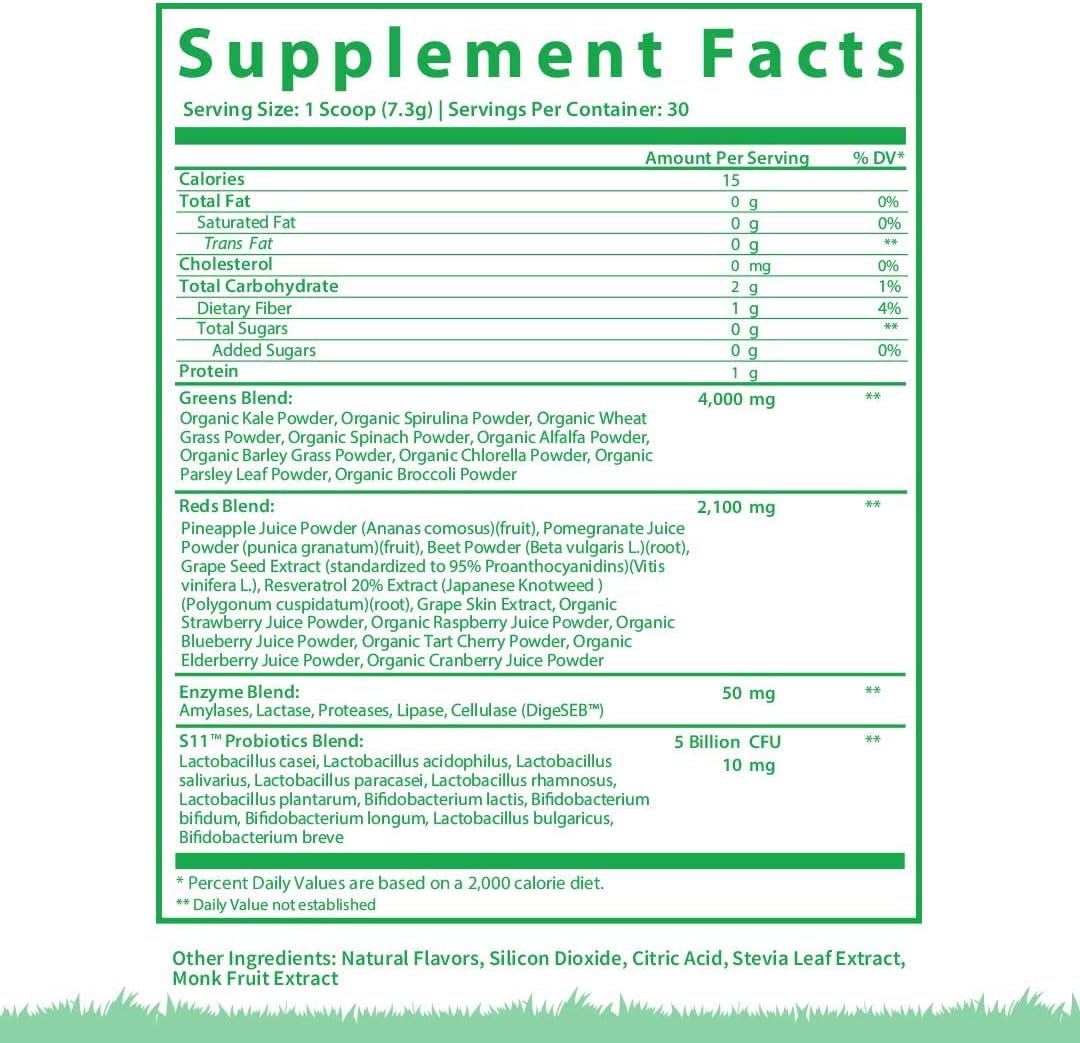 GOBIOTIX Bundle: Prebiotic Fiber + Super Greens & Reds Powder Combo