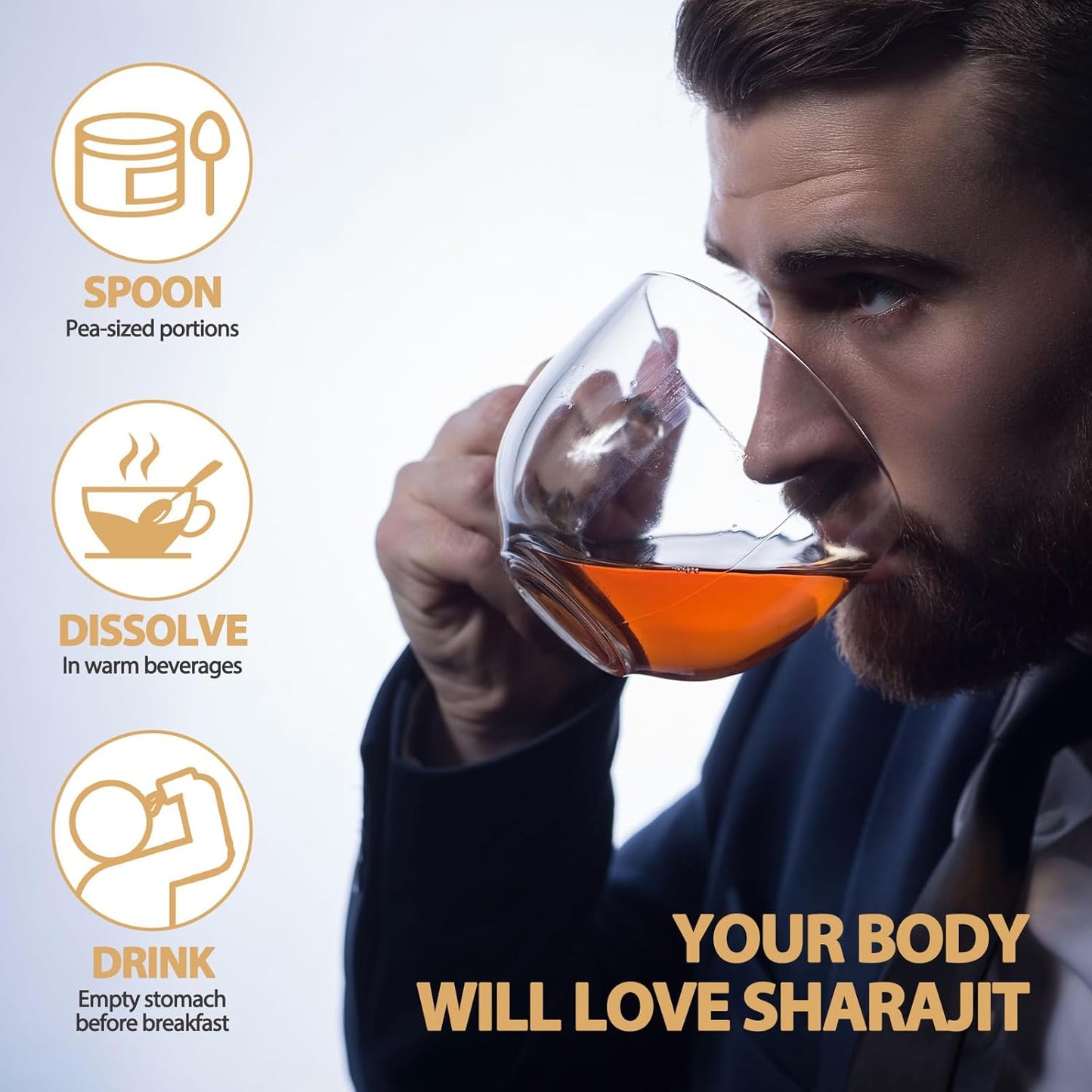 Gold Grade Boysea Pure Himalayan Shilajit Resin - 1.76 Oz - 80+ Servings - 85+ Trace Minerals - 75%+ Fulvic Acid - Zero Sugar - Natural Energy and Focus Supplement for Men & Women - BoostGo Australia