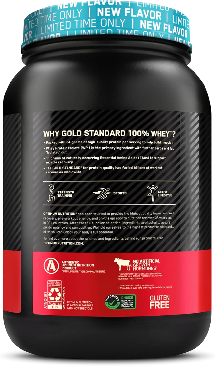 Gold Standard 100% Whey Protein Powder in Fruity Cereal Flavor - 1.98 lb Pack - Optimum Nutrition