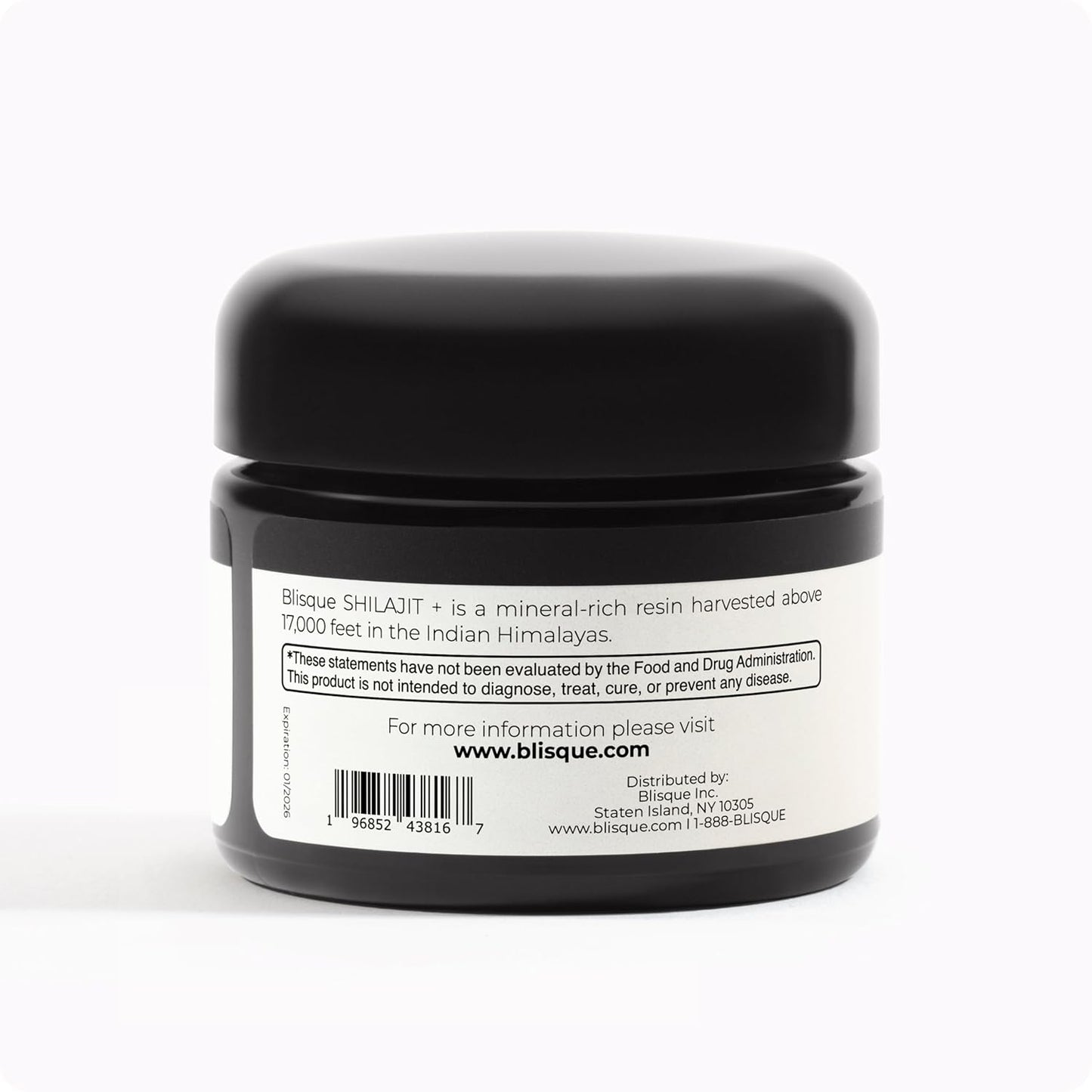 Golden Grade A Himalayan Organic Shilajit Resin Supplement with Fulvic Acid | 60g Pure and Natural Trace Minerals