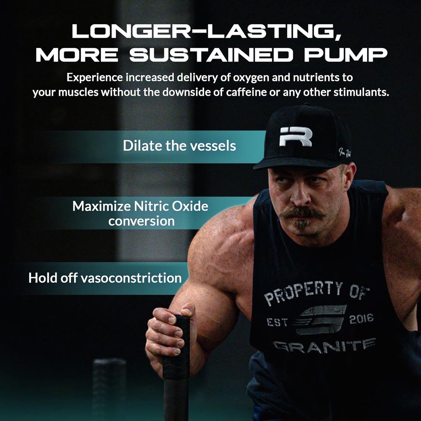 Granite Supplements Vaso Blast Blood Orange Pre Workout with Grapeseed Extract - 20 Servings