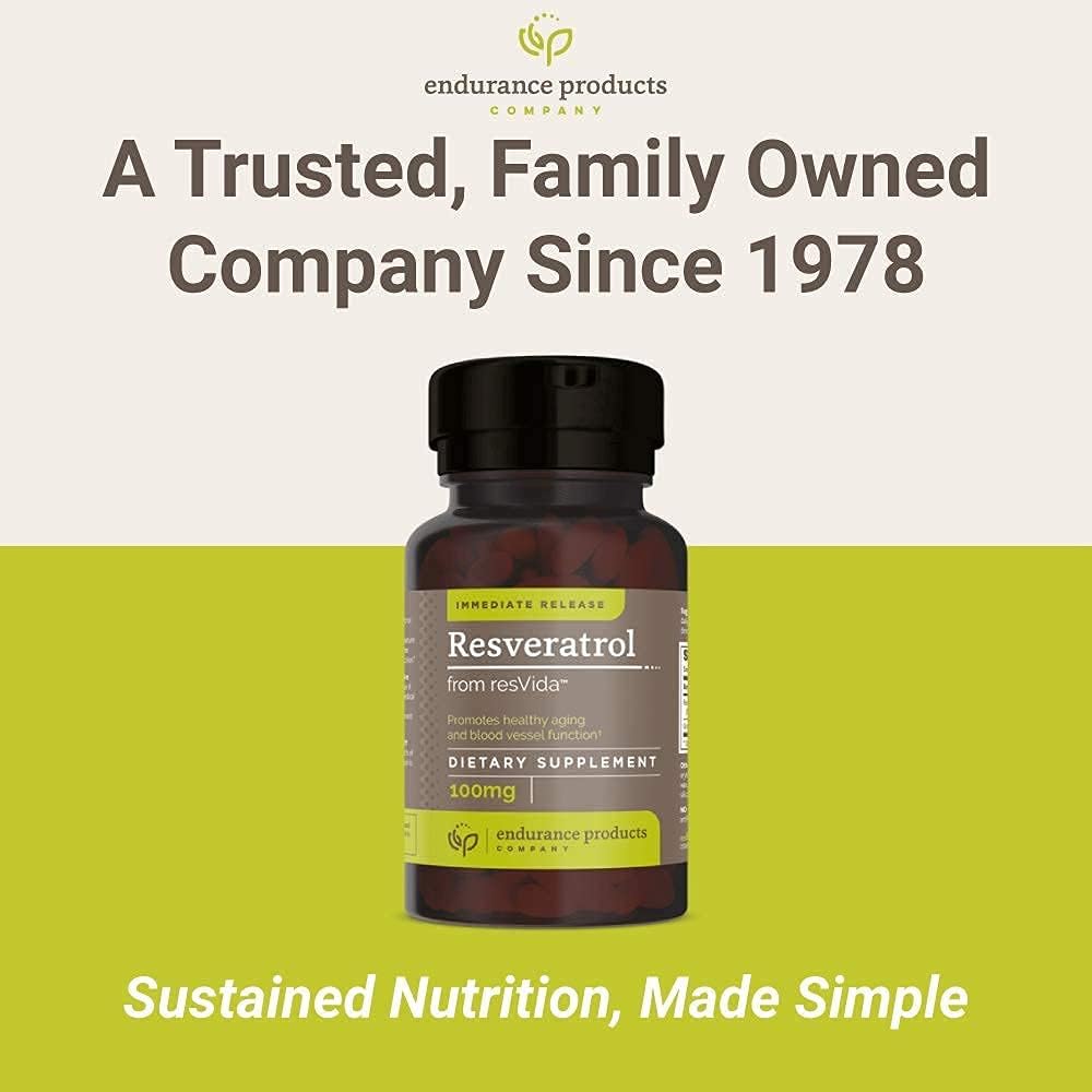 Grape Skin Resveratrol Supplement with Extended Release Niacin - Antioxidant Blend for Endurance & Vitamin B3 Support