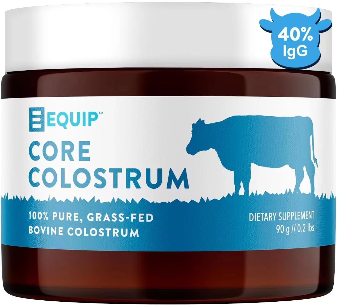 Grass-Fed Beef Isolate Chocolate Protein Powder with Colostrum - Gluten Free & Keto Friendly Supplement - Prime Protein & Core Colostrum Powder - Chocolate & Unflavored Options
