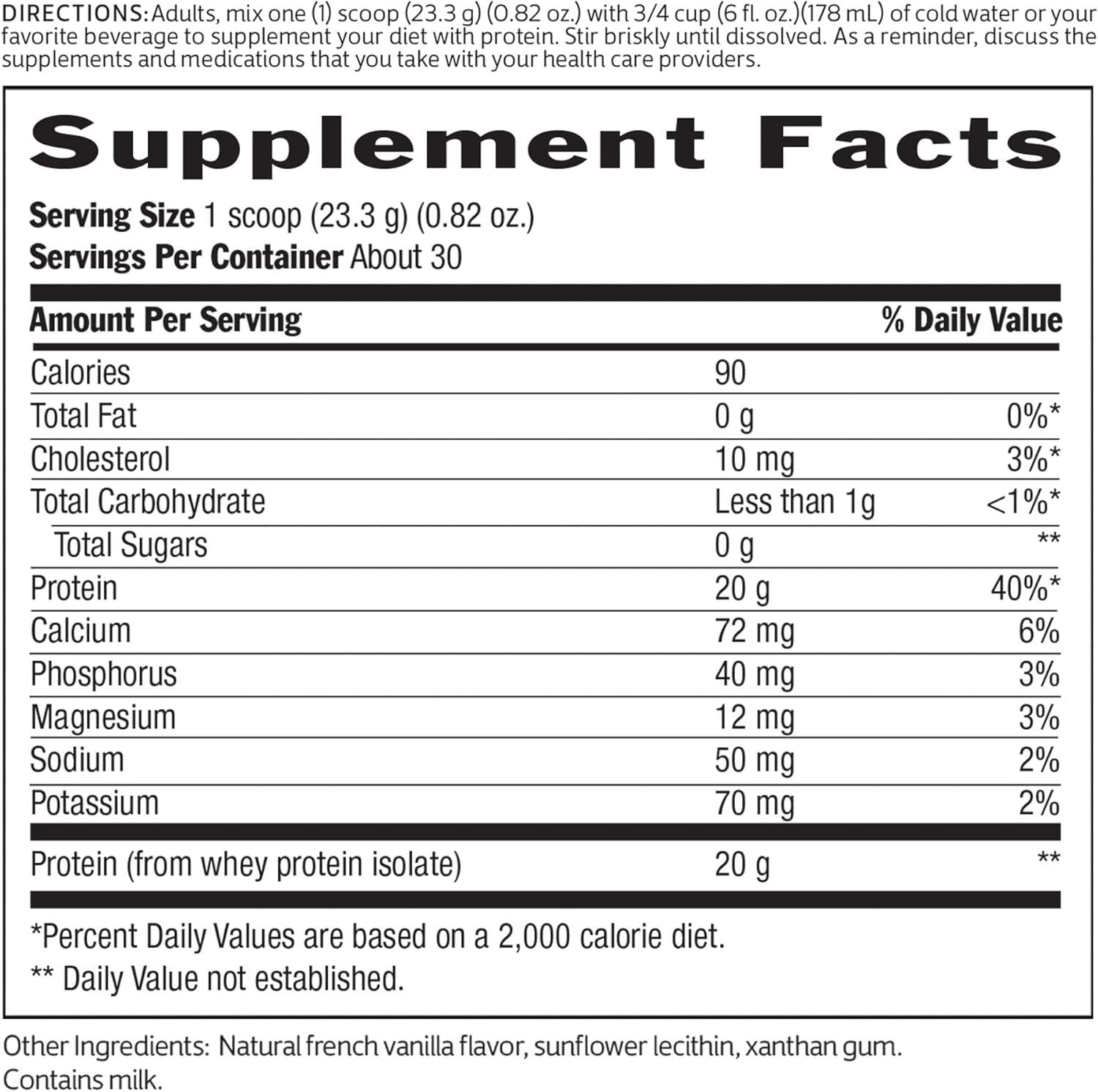 Grass-Fed Biochem Whey Isolate Protein Powder - Low Carb, Keto-Friendly, Non-GMO - Supports Immune Health & Muscle Recovery - 20g Vegetarian Protein - Natural Flavor - 1.5lb