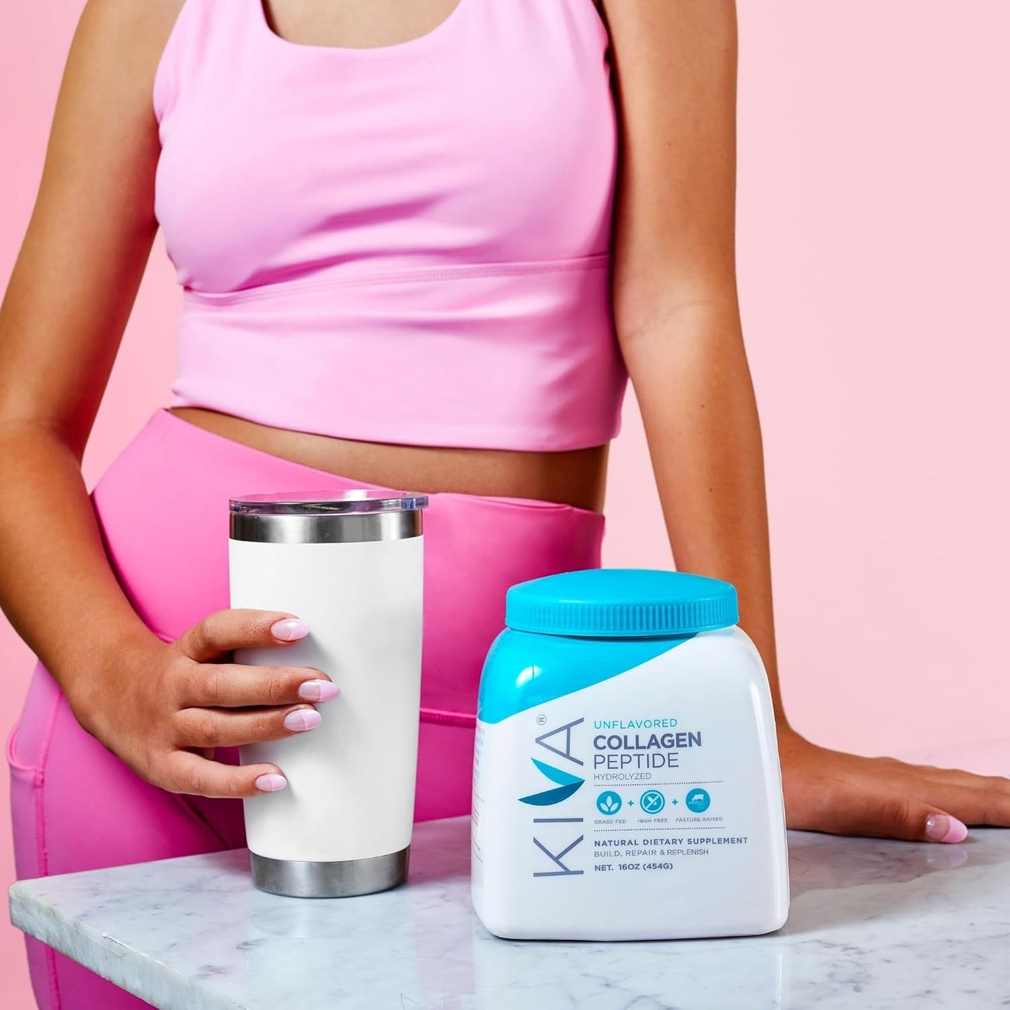 Grass-Fed Collagen Peptide Powder - 16 oz - Hydrolyzed for Better Absorption - Non-GMO & Gluten Free