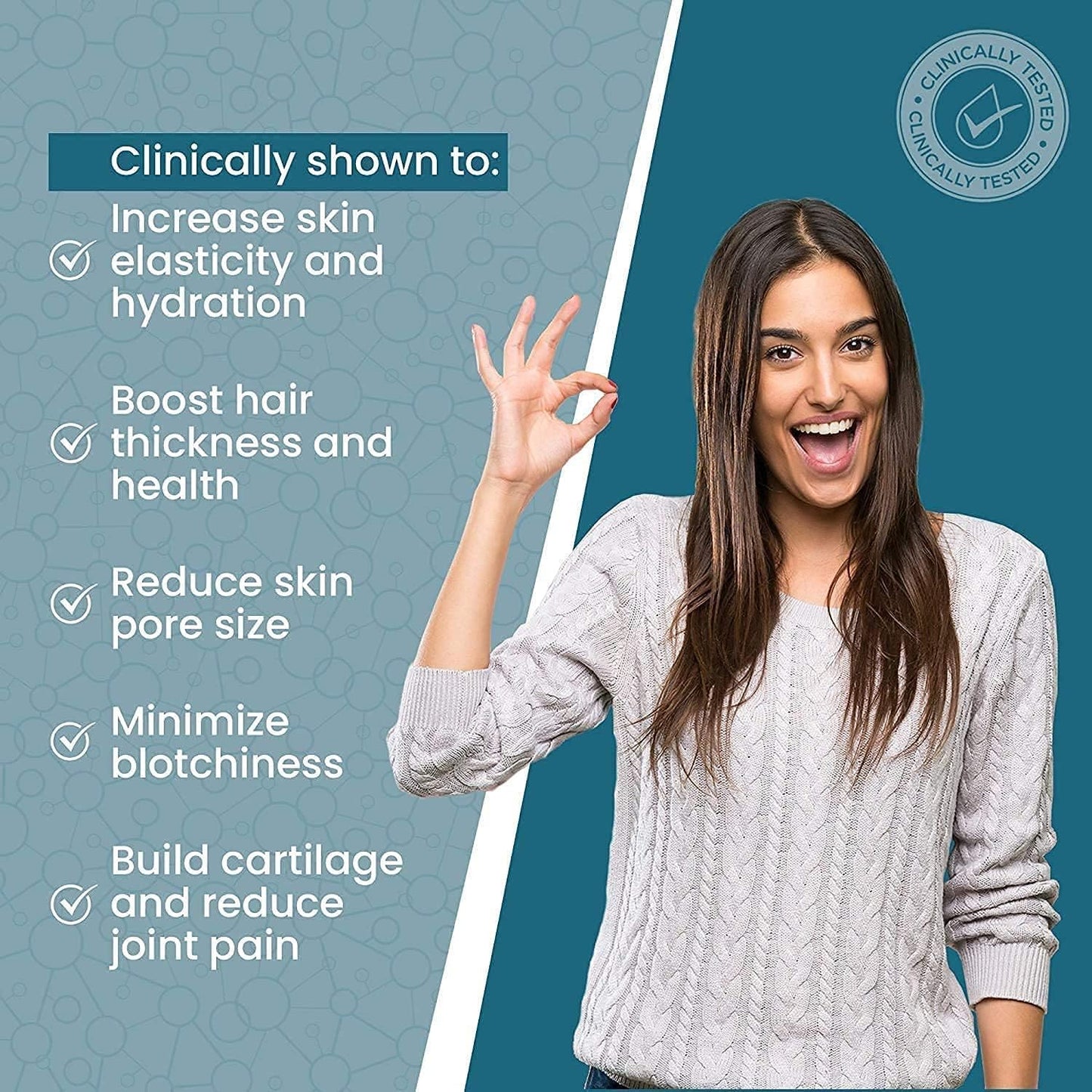 Grass Fed Collagen Pills with Proteox for Hair, Skin, and Joint Health | Hydrolyzed Protein for Maximum Absorption | Keto Primal Amino Acid Blend