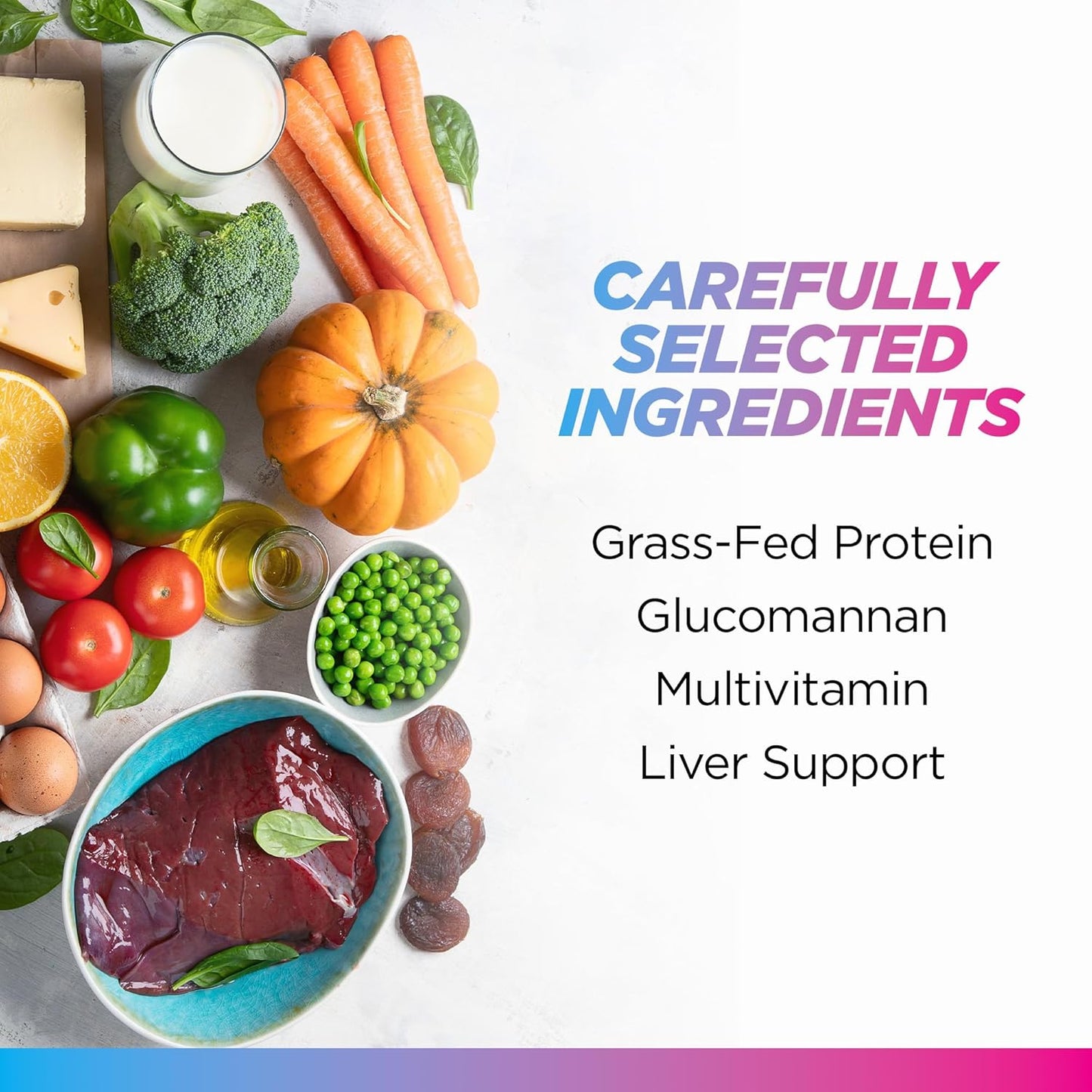 Grass-Fed Collagen Powder for Hair, Skin & Nails - Unflavored Peptides for Women & Men - Keto & Paleo Friendly - 30 Servings