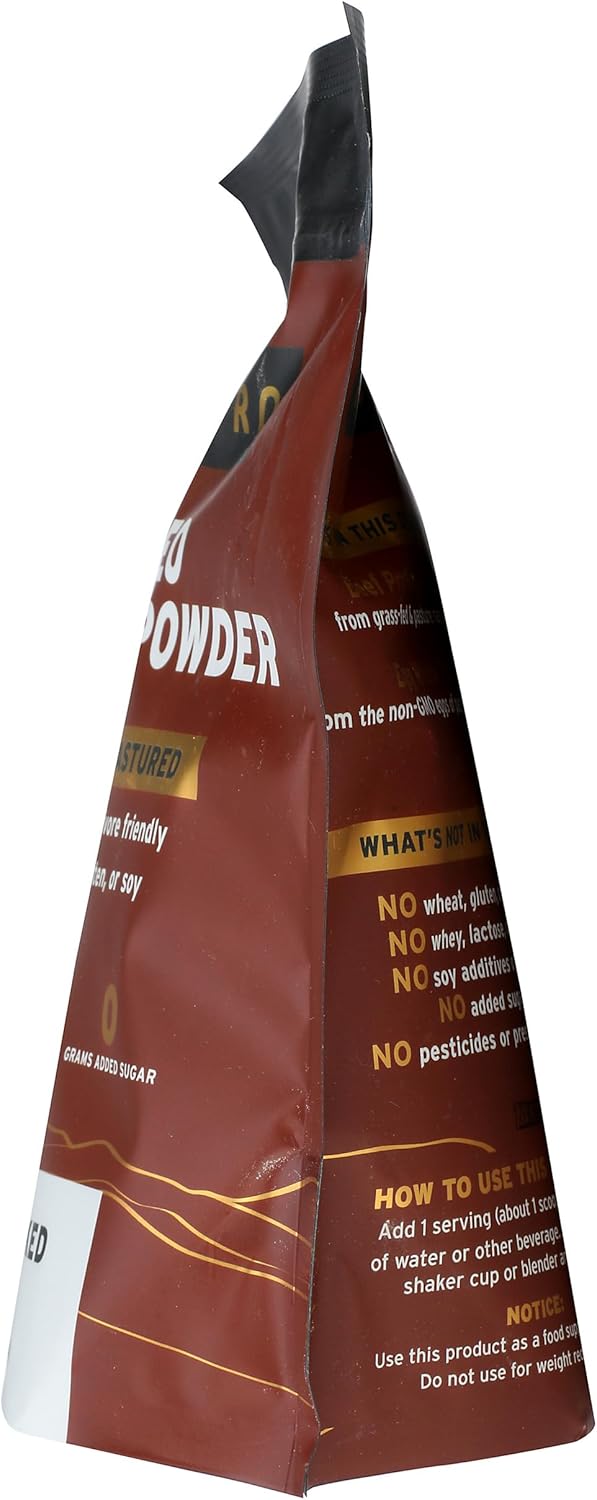 Grass-Fed PaleoPro Protein Powder - Gluten & Dairy Free | No Sugar, Soy, Grains | Paleo & Keto Friendly - 15 Servings (16 oz, Plain)