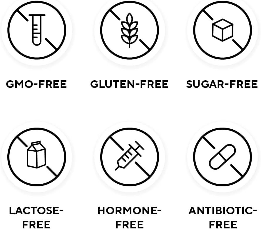 Grass Fed Whey Isolate Protein Powder - Low Carb, Low Calorie, Non-GMO, Lactose Free - Vanilla Flavor - 15 Servings