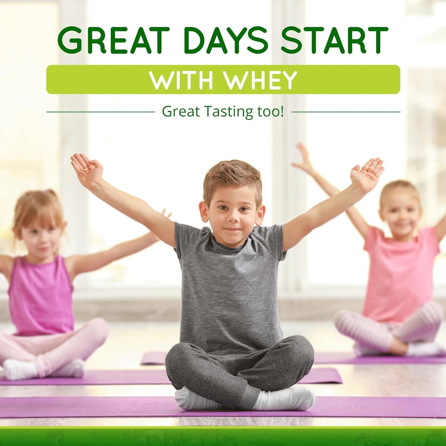 Grass-Fed Whey Protein Powder for Immune Vitality, Natural Vanilla - 2.5lbs (56 Servings), 15g Protein/Serve - Vital Whey