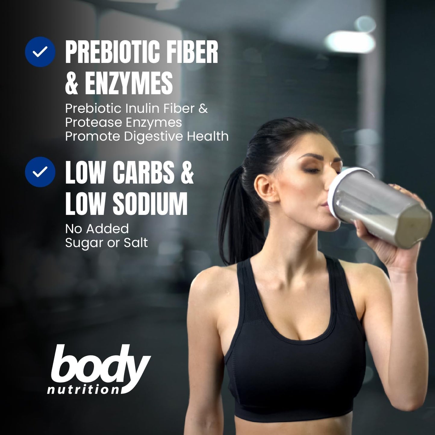 Grass Fed Whey Protein Powder with Strawberries & Cream Flavor - 45% Whey, 45% Casein, 10% Egg White, Gluten-Free, Low Sodium - Gym Supplement & Breakfast Shake - 2lb