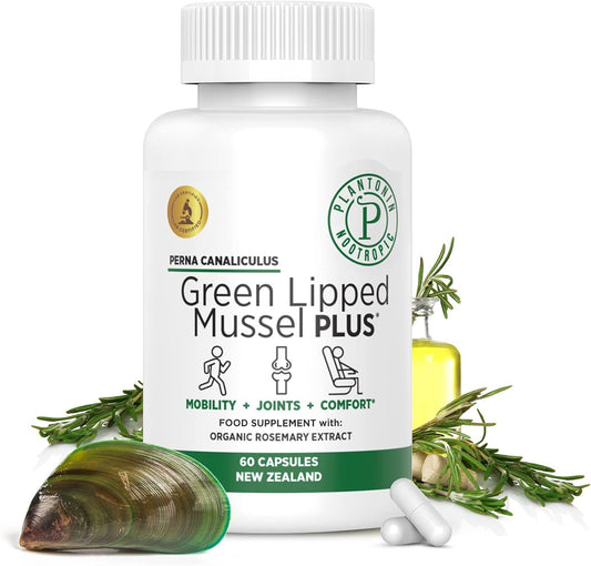 Green Lipped Mussel Capsules - 19,000mg Serving - Perna Canaliculus with Omega 3 - Joint Mobility & Circulation Support - Non GMO - 60 Capsules