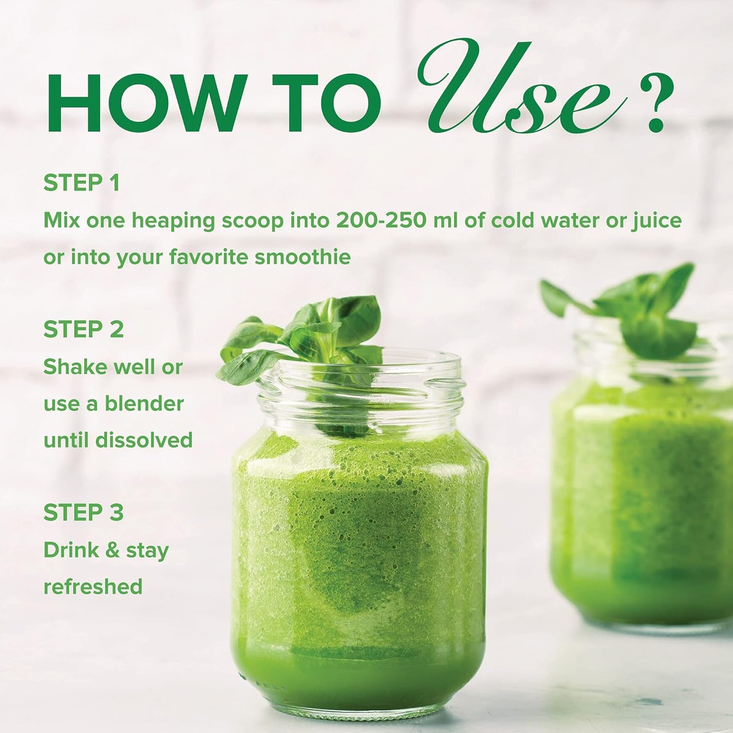 Green Superfood Powder with 14 Different Superfoods for Daily Health and Detox - Packed with Antioxidants, Fiber, Vitamins, and Minerals - Active Green Pro Formula