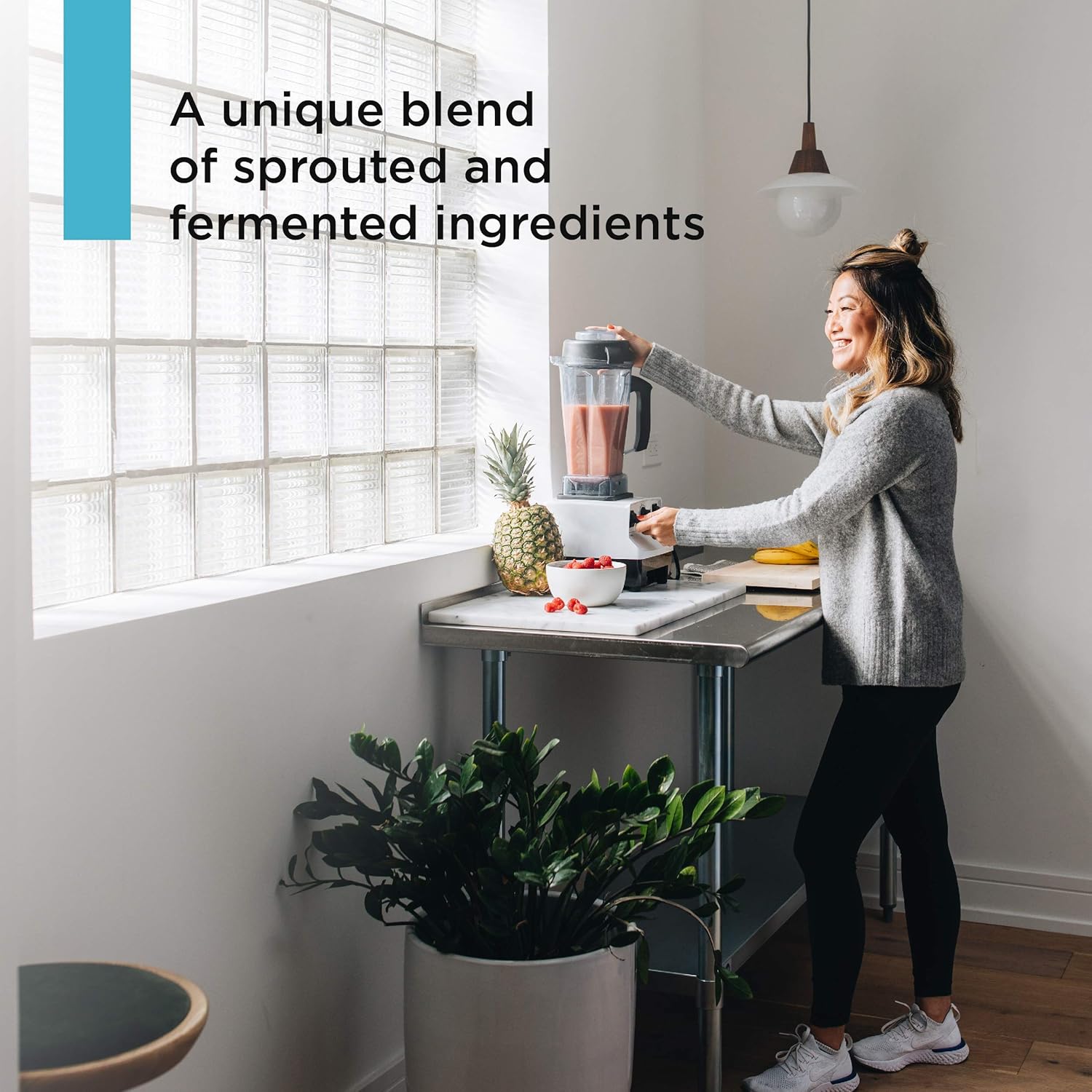 Gut Restore Probiotics with Ginger and Fenugreek, 60ct - Supports Digestion, Reduces Gas & Bloating, Superfoods Blend, 50B CFUs/serving