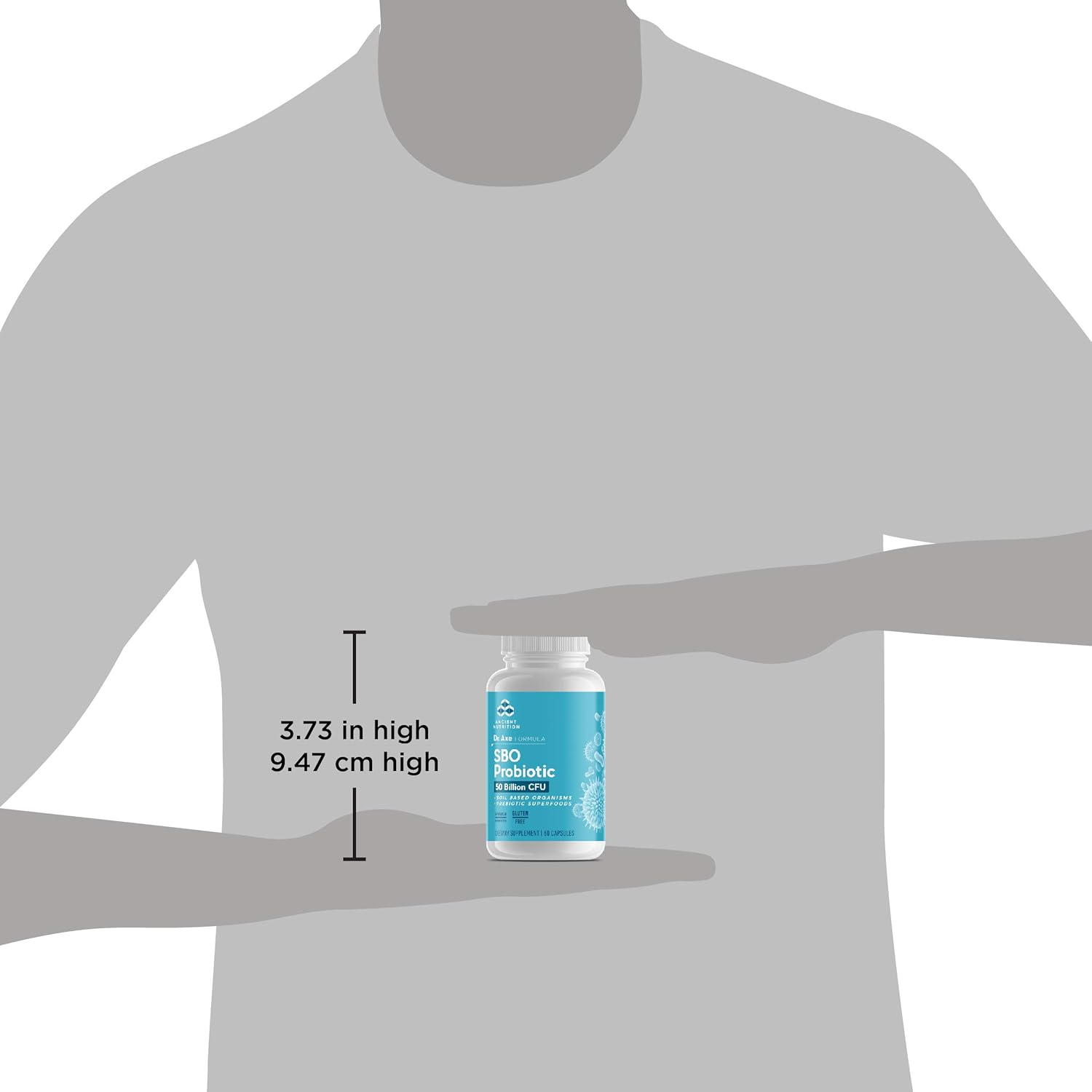 Gut Restore Probiotics with Ginger and Fenugreek, 60ct - Supports Digestion, Reduces Gas & Bloating, Superfoods Blend, 50B CFUs/serving