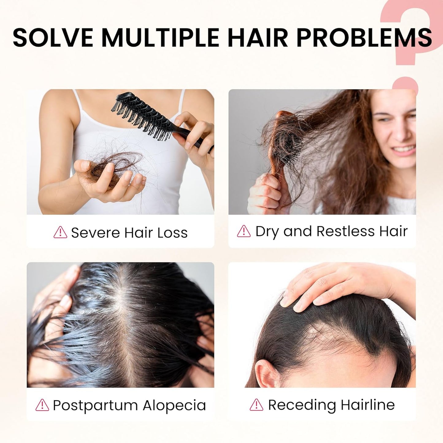 Hair Growth Supplement with Biotin, Vitamins A, C, E, Zinc - Supports Strength, Thickness, Growth - 60 Capsules