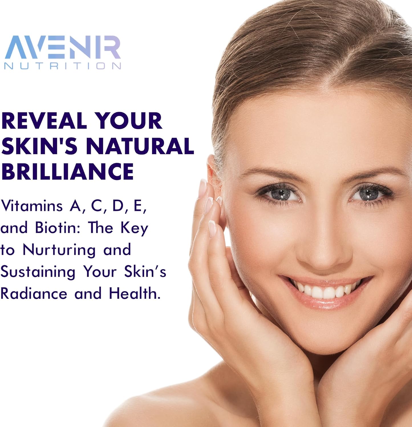 Hair Shield: Vitamins for Hair Growth, Stronger Nails - Biotin, Calcium, Zinc - 60 Capsules