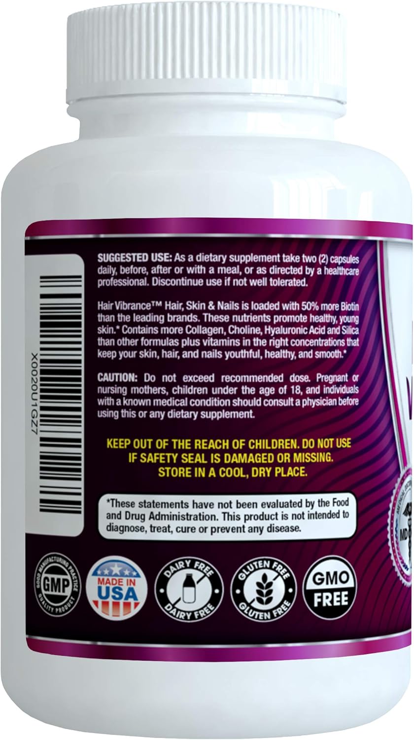 Hair, Skin, and Nails Vitamins with Biotin for Hair Growth - Doctor Formulated with 23 Vitamins for Healthier Hair, Skin, and Nails (3 Pack)