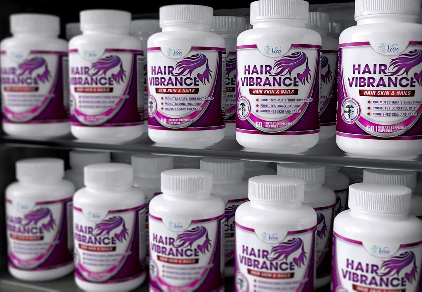 Hair, Skin, and Nails Vitamins with Biotin for Hair Growth - Doctor Formulated with 23 Vitamins for Healthier Hair, Skin, and Nails (3 Pack)