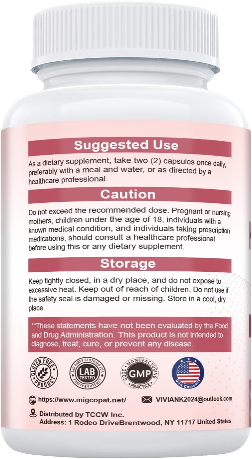 Hair, Skin & Nails Supplement with Biotin, Collagen, Vitamins - 25-in-1 Formula for Men & Women - 120 Capsules