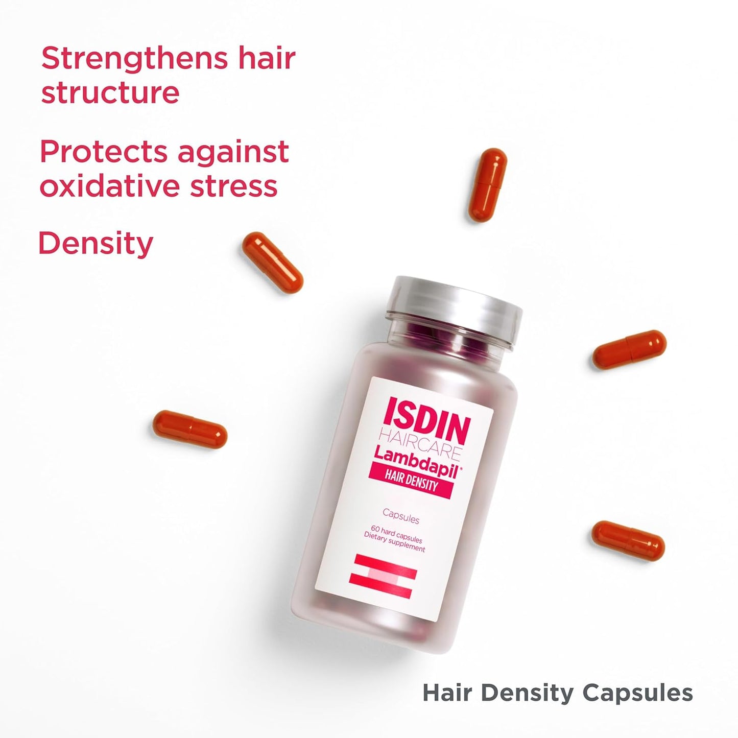 Hair Thickening Vitamin Capsules for Thinning Hair - ISDIN Lambdapil Hair Density Capsules