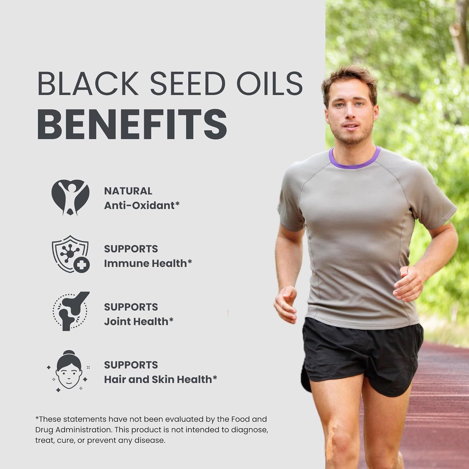 Halal Black Seed Oil Capsules for Heart, Brain, and Immune Health - Non-GMO, Cold-Pressed, Made in USA - Zaytun Vitamins