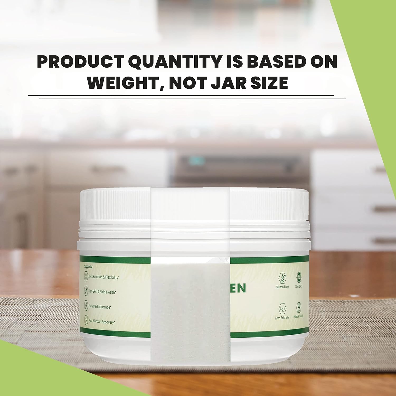 Halal Collagen Peptides Powder for Joints, Bones, Muscles, Hair, Skin & Nails - Keto Friendly - Grass-Fed - 10 oz - USA Made