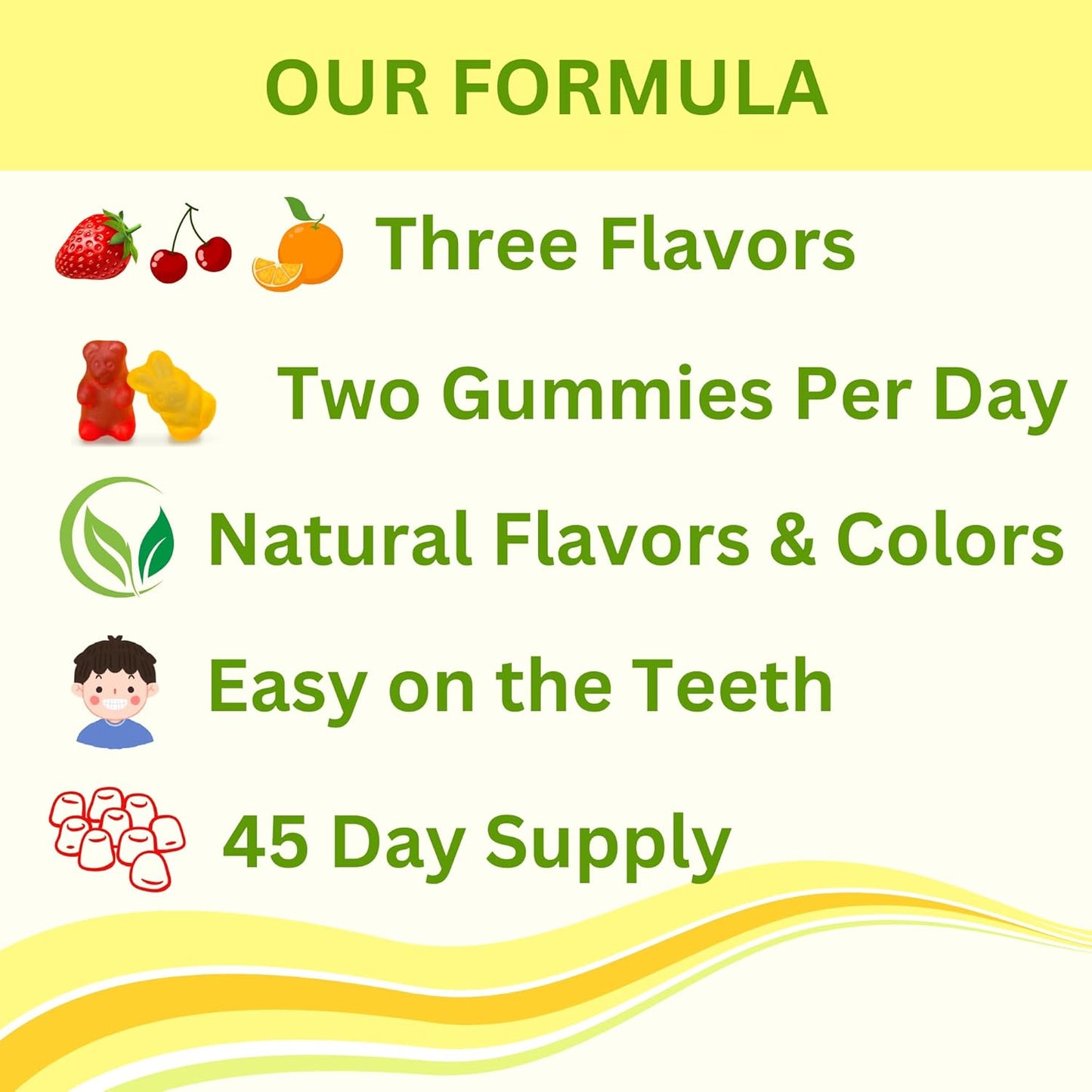 Halal Kids Multivitamin Gummies - Gelatin-Free with Essential Vitamins A, B, C, D, Iodine, Zinc for Immunity - Non-GMO - 90 Count - BoostGo Australia