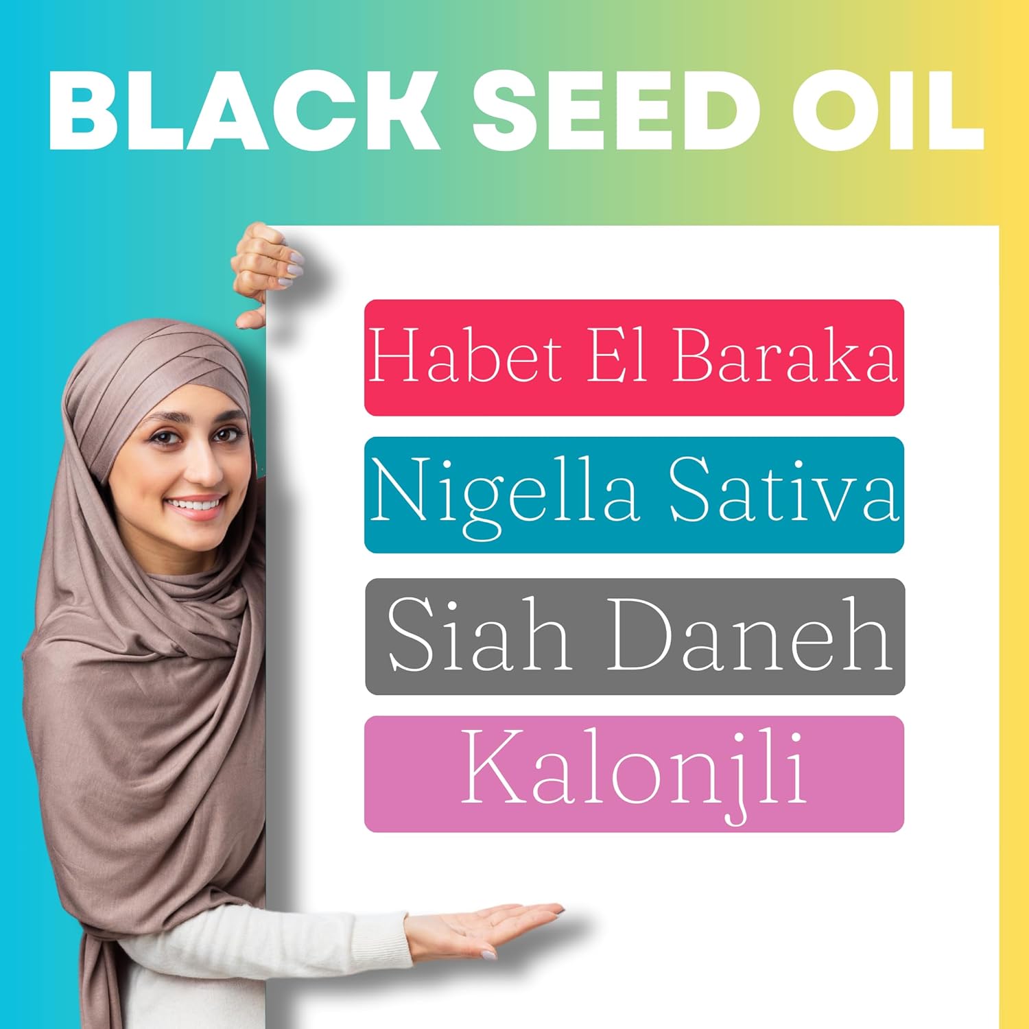 Halal Natural Black Seed Oil Capsules 1000mg Cold Pressed - Vegan & Gluten Free - 90 Count Non-GMO Nigella Sativa Supplement