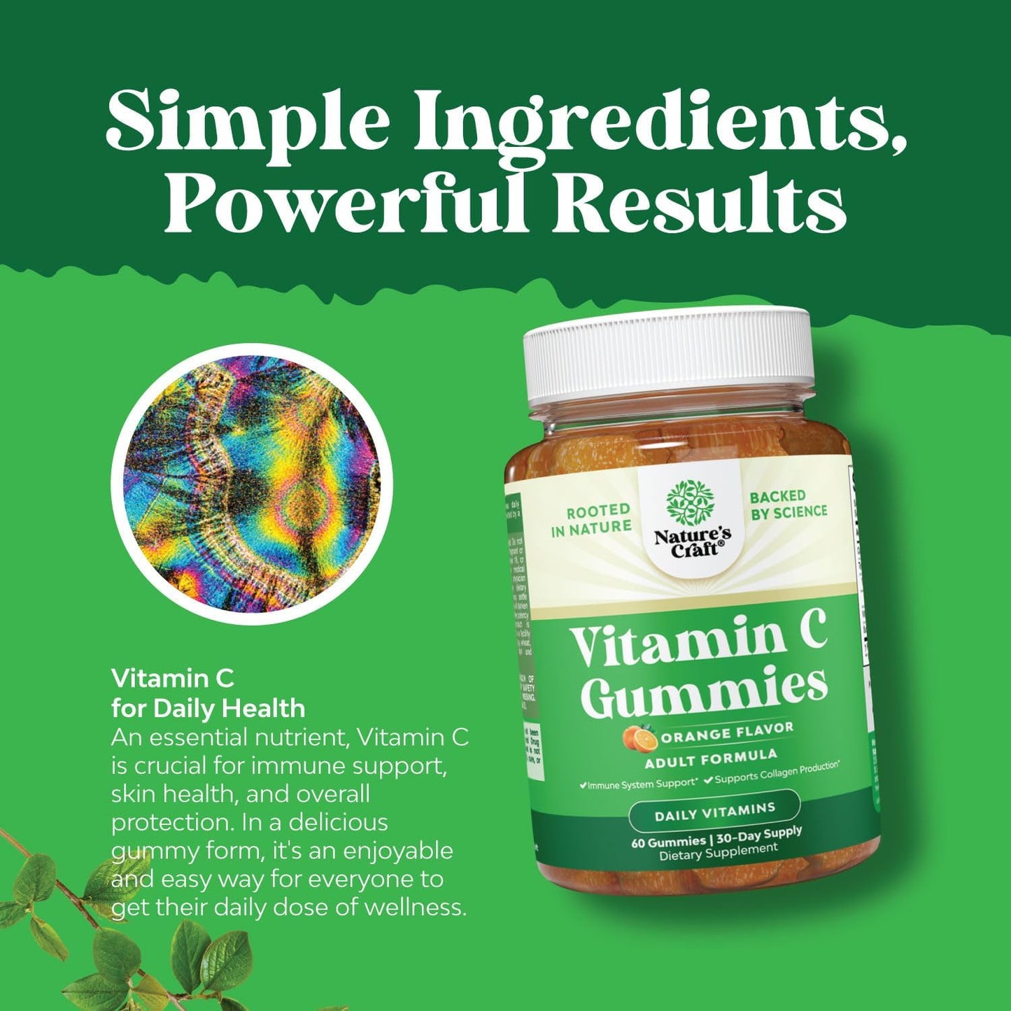 Halal Vitamin C Gummies & D-Mannose Capsules Bundle for Women's Urinary Tract Health - Fast-Acting Cranberry Supplement - 90ct