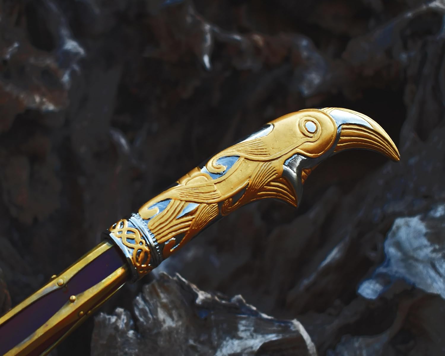 Handcrafted Viking Kratos Axe - God of War Bearded Cosplay Weapon Replica